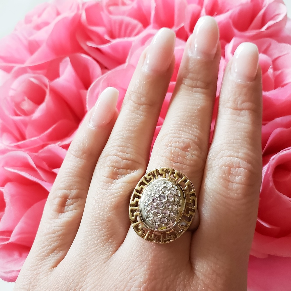 Fashion jewelry 18k Gold Plated ring